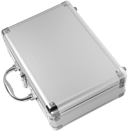KITANDOVE Valise Multifonctionnelle, Étui De Rangement Rigide, Organisateur D'Outils Portable, Étui À Outils Portable, Boîte À Outils En Alliage D'Aluminium, Étui De Rangement Portable,