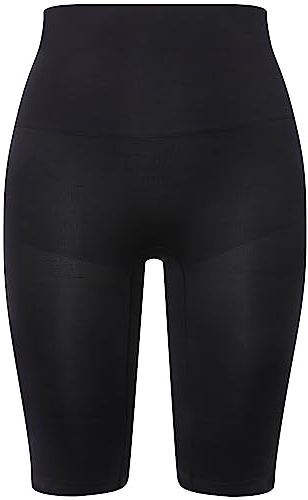 Ulla Popken Damen Knielang Hose, Schwarz (Schwarz 10), 50/52 EU