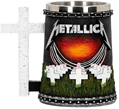 Nemesis Now Metallica-Master of Puppets Bierkrug, Kunstharz, Schwarz
