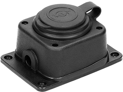 ORNO Werkstatt Schuko Stecker Aussen Wasserdicht IP44 230V 16A Schlagfest, Nicht Brennbar (1-Fach)