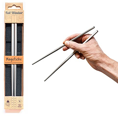 FULL WiNDSOR MAGSTICKS Resusable Magnetic Titanium Chopsticks