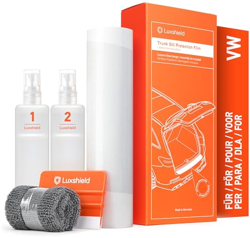 Luxshield Pellicola Protettiva per Bordo di Carico per VW ID. Buzz I 2022-2026 - Protezione Paraurti, antigraffio, per vernice - Trasparente