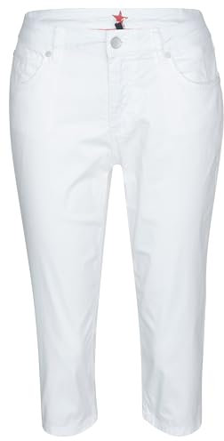 Buena Vista Damen Caprijeans Angela (as3, Alpha, s, Regular, Regular, Natural Ecru)