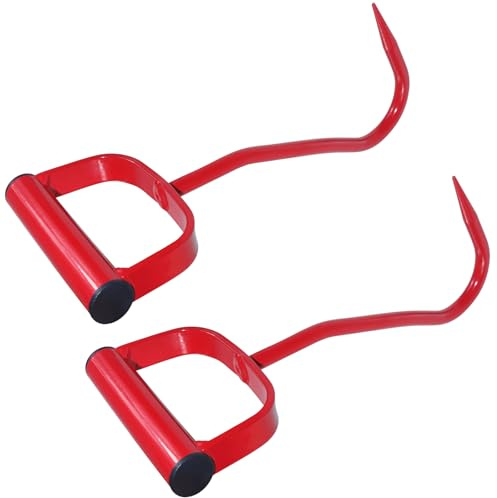 POSEAGLE 2 Pack Sturdy and Durable 11 Red Hay Hook 47010500 Hay Hook Replaces 47010500 S47010500 Hay Hook for Feeders Fonts Troughs Farms and Pasture