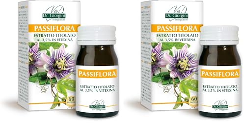 PASSIFLORA Estratto Titolato al 3,5% in Vitexina Pastiglie - 30 g (Confezione da 2)