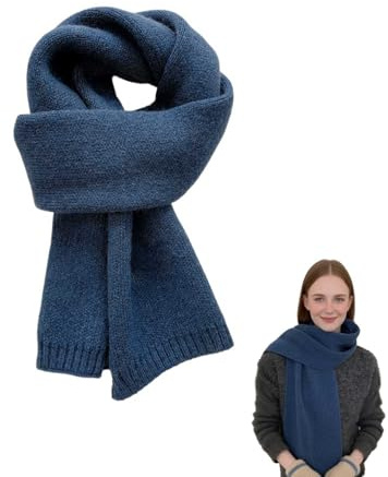 Kendwing Sciarpa Donna Invernale,Sciarpe Donna Invernali Elegante,Sciarpa Uomo Comodo e caldo 160 x 20 cm