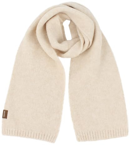 Meliyya Sciarpa invernale lavorata a maglia per bambini, 7,2% lana, arcobaleno, 120 x 13 cm, C-130 x 16 cm, beige, 130*16 cm