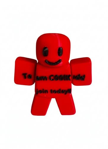 Genérico Forsaken CoolKidd - 3D artikulerad samlarfigur - 10 cm röd karaktär handmonterad - gamer dekoration och samlarstil block