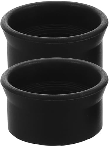 Outanaya Black Rubber Eyepiece Covers 2Pcs Pair for Binoculars and Telescopes Eye Protection