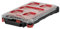 Milwaukee 4932471065 932471065 Packout Kompakter, schmaler Organizer, Schwarz,rot,klar