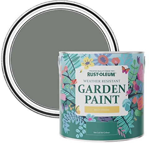 Rust-Oleum Grey Mould-Resistant Garden Paint In Matt Finish - Torch Grey 2.5L