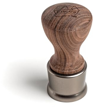 Marcato Ravioli Maker timbro, design, liscio rotondo, 2 pollici, champagne