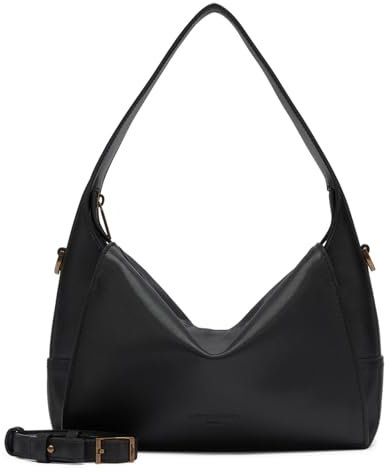 LIEBESKIND BERLIN Lou 2 Calf Optic Hobo Bag S Black
