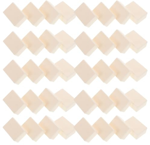 HEMOTON 100pcs Acrilico Gioco Blocchi Bianchi FAI DA TE per Mahjong Giochi Da Tavolo Personalizzabili per Attività di Classe E Tempo Libero
