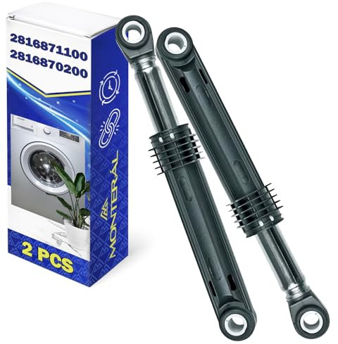 2 Piezas Amortiguadores Lavadora 110N Ø11mm Tiene el Código Original 2816871100 para Beko para Arcelik - Garantía de 10 Años - MONTERAL