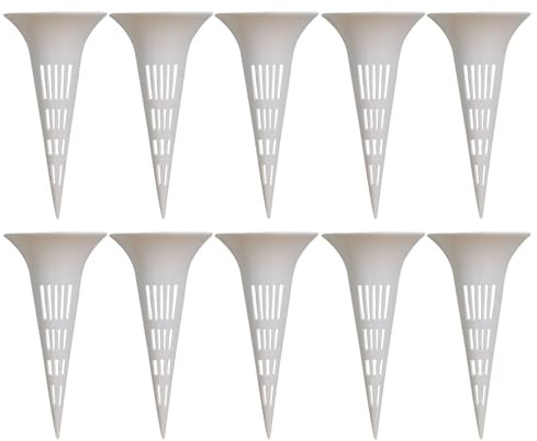Lot de 10 piquets d'arrosage pour Racines de, orchidées, Jardin, Cour, Balcon, terrasse, Salon - 6,3 x 12,4 cm