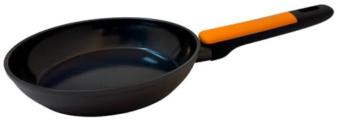Fackelmann Soft Sartén Antiadherente 20 cm, Aluminio Forjado, Revestimiento Cerámico Greblon Libre de PFA, Apta para Inducción, Vitro, Gas y Horno, Mango Soft Touch Resistente al Calor, 1 ud.