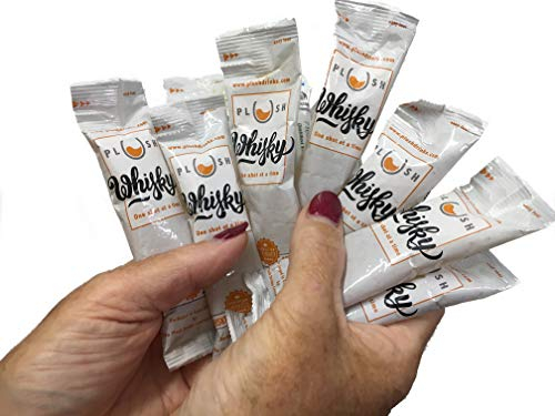 Plush Drinks Whisky Miniatures - Ten x individual 25ml shots of premium Scotch whisky in an easy-to-carry, easy-to-open flexible pouch. Perfect for parties, festivals, concerts, regattas or picnics.