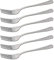 various Juego de Tenedor de Pescado 6 uds,19x2.65 cm, Acero INOX y acabado brillante.Aptos para lavavajillas,Colección Minimal(Tenedor de Pescado