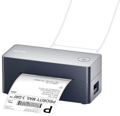 NETUM Impresora de Etiquetas Bluetooth para Envíos 100×150 mm