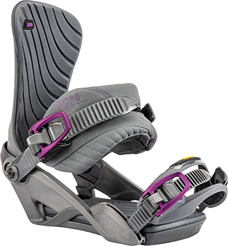 Nitro Ivy '23 All Mountain Freestyle Freeride Rilegatura Snoboard Legatura Snowboard, Factory Craft S, S/M