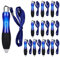 12 Stück Kugelschreiber, Hochwertig Kulli für Weiches Schreiben, Ergonomisch mit Rutschfester Griffzone Premium Kugelschreiber Set für Arthritis Handschmerzen Parkinson Zittern Karpaltunnel (Blau)