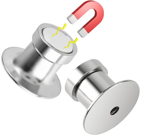 Amaxiu 15 Pièces Dos de Broche Magnétique, Gardiens de Goupille de Verrouillage Arrière de Verrouillage de Broche en Métal Dos de Broche Magnétique de Remplacement pour Broche en Émail Convertir des