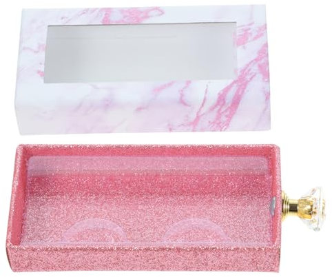 Gogogmee Scatola Portaciglia Finte Con Finestra E Maniglia Rettangolare Per Proteggere Le Tue Ciglia