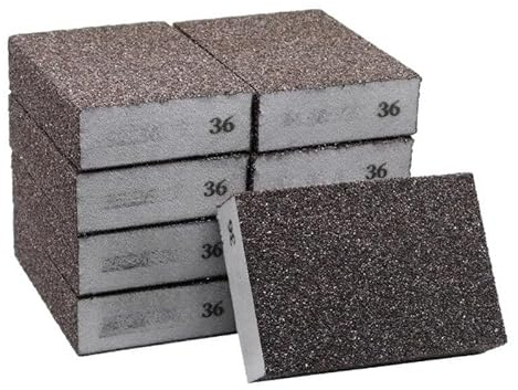 Sanding Sponge, Four Beans Per Pack 60/80/120/220, Handmade Washable Reusable Sandpaper Block, Sandpaper Blocks for Wood Drywall and Metal Glazing