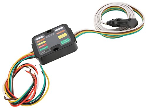 Yechiry Convertitore Cablaggio Rimorchio Kit Adattatore Fanale Posteriore Avanzato per Fanali Posteriori, Accessori di Attacco per Veicoli con Luci di Svolta e Stop Separate, Realizzati in Plastica