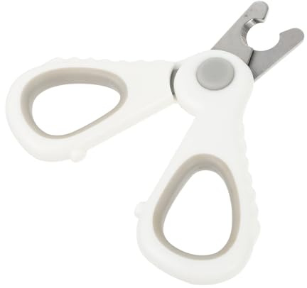 YARNOW Cat Nail Clipper and Pet Manicure Tool Safety Scissor Portable Gray Cat Claw Nail Cutter for Pet Grooming