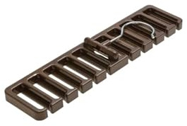 Cravatta Cintura Appendiabiti Armadio Cinture Sciarpa Appeso Organizzatore Rotante 10 Slot for schede Portaoggetti Gancio Camera da letto Articoli for la casa(Dark Brown-10 Slot)