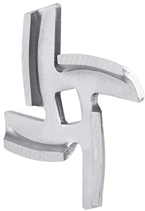 Fdit Fleischwolf Klinge Edelstahl Fleischwolf Platte Klinge Cutter Teile für Fleischwolf MEHRWEG VERPACKUNG socialme-eu(46mm)