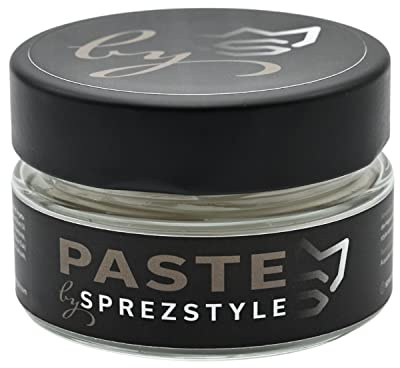 BySprezstyle Paste - Haarwachs Männer Matt - Natürliches Haar Wax Herren - Fester Halt, sehr ergiebig, angenehmer Duft - Haarwax Vegan - Hair Clay Wachs - Haarcreme 100ml
