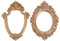 2 Pezzi Ornamenti Decorativi Decorazioni Per Matrimoni Vintage Cornice Ovale Decorazioni In Oro Cornice Per Foto Cornici Antiche Cornice Barocca Collezione Chic Mini