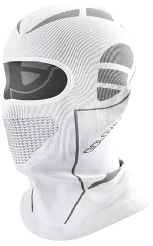 Wambere ansiktshuva balaclava ansiktsmask balaclava ansiktshuva motorcykel cykling skidmask cykelmask varm vindtät köldskydd huva mask huvudbonad för utomhusaktiviteter, vit