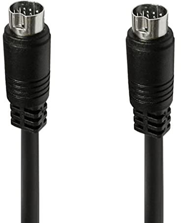 Cable S-video de 10 pines macho a macho, línea de video separada para proyector VCR Din 10 pines, cable adaptador de 3/1,5/1/0,5 m