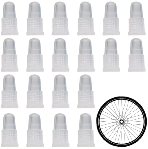 20 tapones de válvula de bicicleta francesa, para Dunlop, neumáticos de coche, válvula de montaña, adaptador de válvula, alcaparras