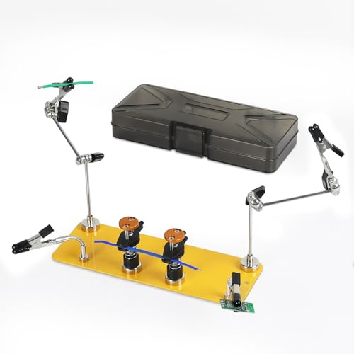 ClampRex O3-BOX Terza Mano Magnetica con Doppia Pinza Parallela, S-M-L Set