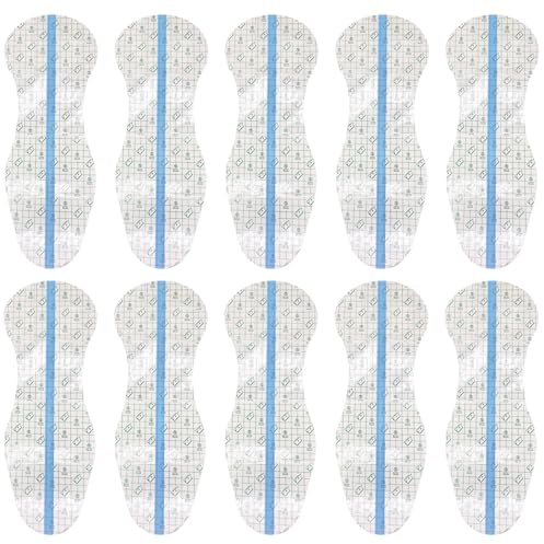 Panty Liners, 10Pcs Menstrual Pads for Swimming, Waterproof Thong Pads Panty Liners, Private Patches for Women Swimsuits and Lingerie Liner/Barrier
