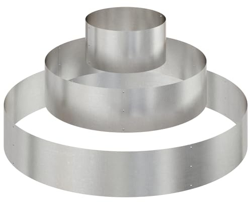 vidaXL Edelstahl Pflanzkübel Edelstahl Ø 120 cm Haltbar Stylisch