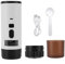 WOHPNLE Tragbare Kapsel -Kaffeemaschine mit 3 gebauten - in Batterien, 72W automatisch kabellose Heizung Elektrische Kaffeemaschine 90 ml Tank -Espresso -Maschine für Reise, Auto,