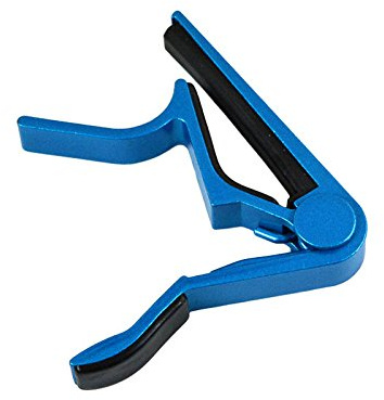 Szaerfa Capo de la guitarra para la llave de cambio rápido acústica/eléctrica/clásica (Azul)
