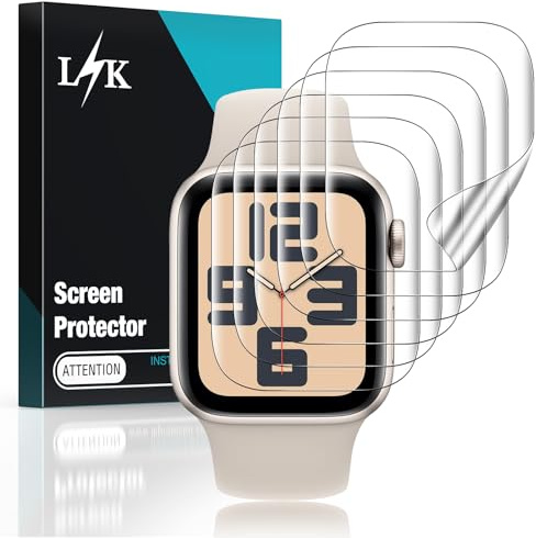 LϟK 6 Pièces Protection Écran pour Apple Watch SE Series 6/5/4 40mm/38mm
