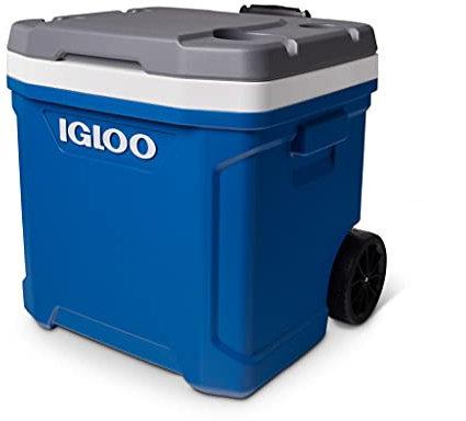 Igloo - Latitude 60 Roller Cool Box with Wheels, Blue - 56 Litres