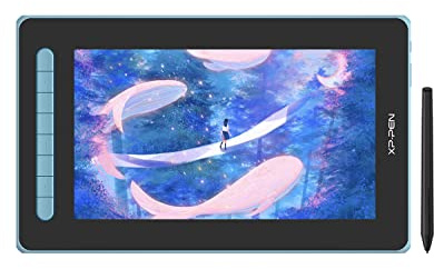 XP-PEN Artist 12 (2a Generazione) Tavoletta Grafica con Schermo Completamente Laminato, 125% sRGB, Penna Digitale con X3 Smart Chip, Compatibile con Android Chrombook Linux (Blu)