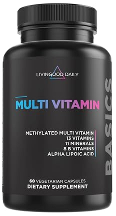 Livingood Daily Methylated Multivitamin for Women & Men, 60 Capsules