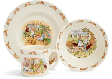 Bunnykins Child 3P Set Bowl/Plate/Mug