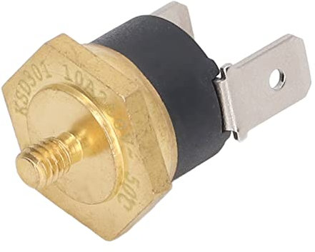 Ksd301 Termostato in Rame per M4 250V 5 Pezzi Filo Testa Bimetallica Termostato per Temperatura Regolatore di Temperatura Termostato Regolatori (150℃)