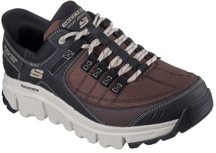 Skechers Chaussures Summi-TS atOutdoor pour Homme, Bordure en Maille synthétique Marron Taupe, 42 EU